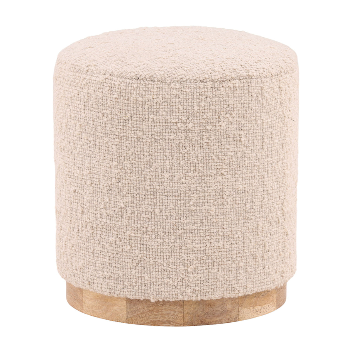Gema - Stool - Ivory And Natural