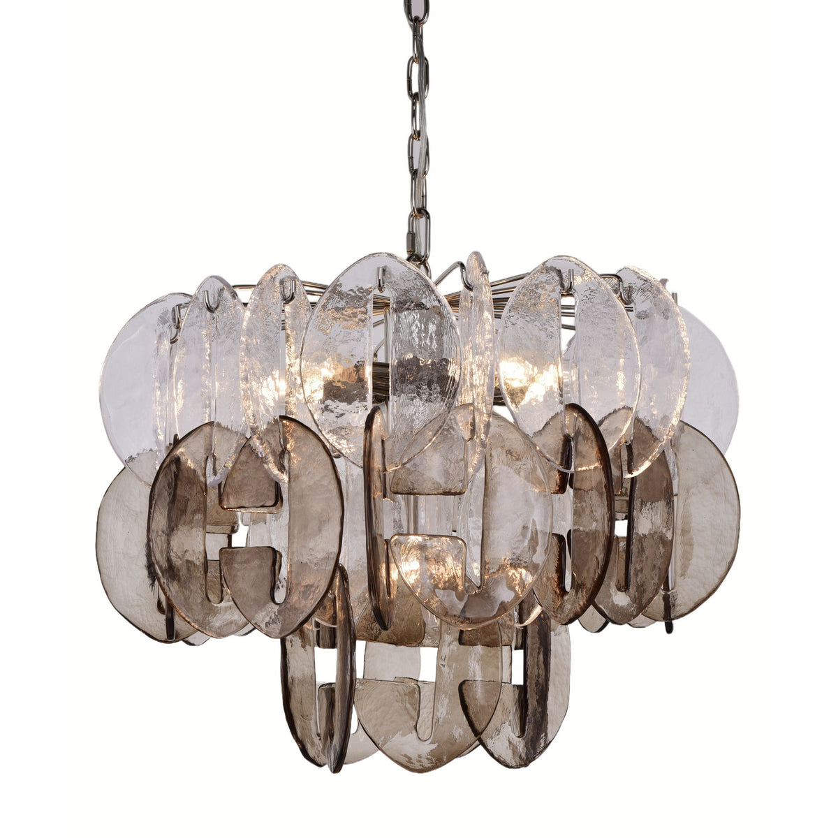 Rainford - Chandelier - Smoke And Nickel