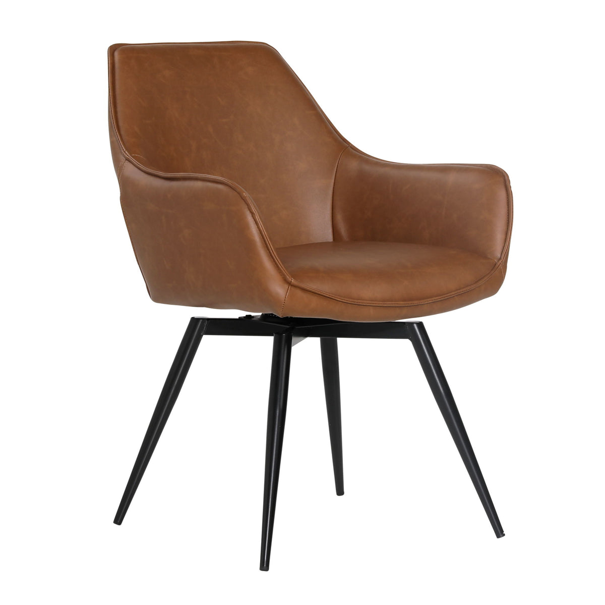 Verity - Dining Chair - Antique Brown And Black