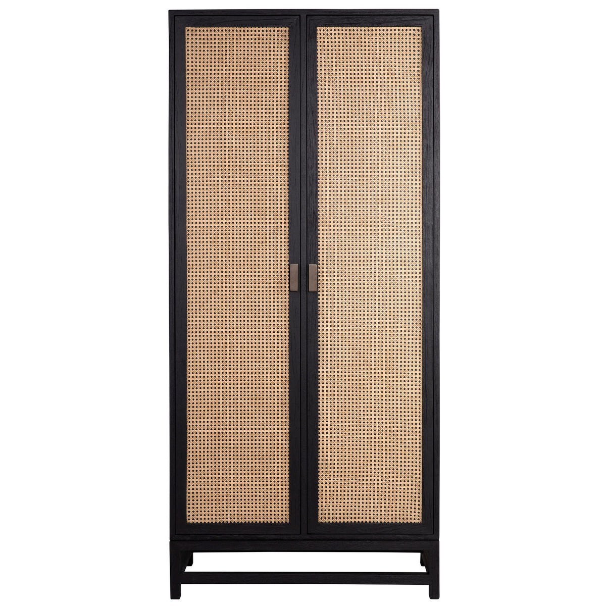 Royette - Cabinet - Antique Black With Natural