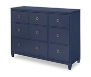Summerland - Dresser 6 Drawers - Inkwell Blue