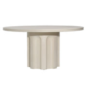Caitie - Outdoor Dining Table Round - Ivory