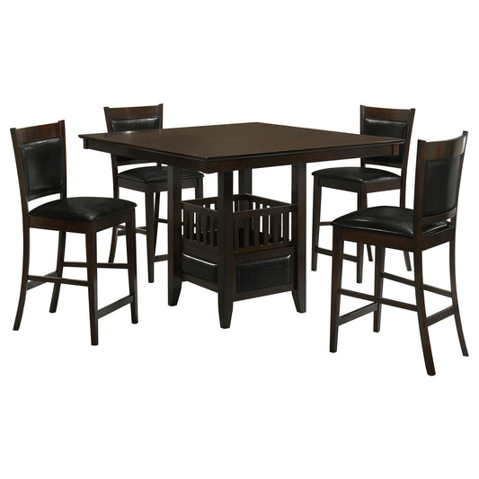 Finley - 5 Piece Dining Set With Chairs - Espresso