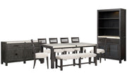 Plum Creek - 10 Piece Rectangular Dining Table Set