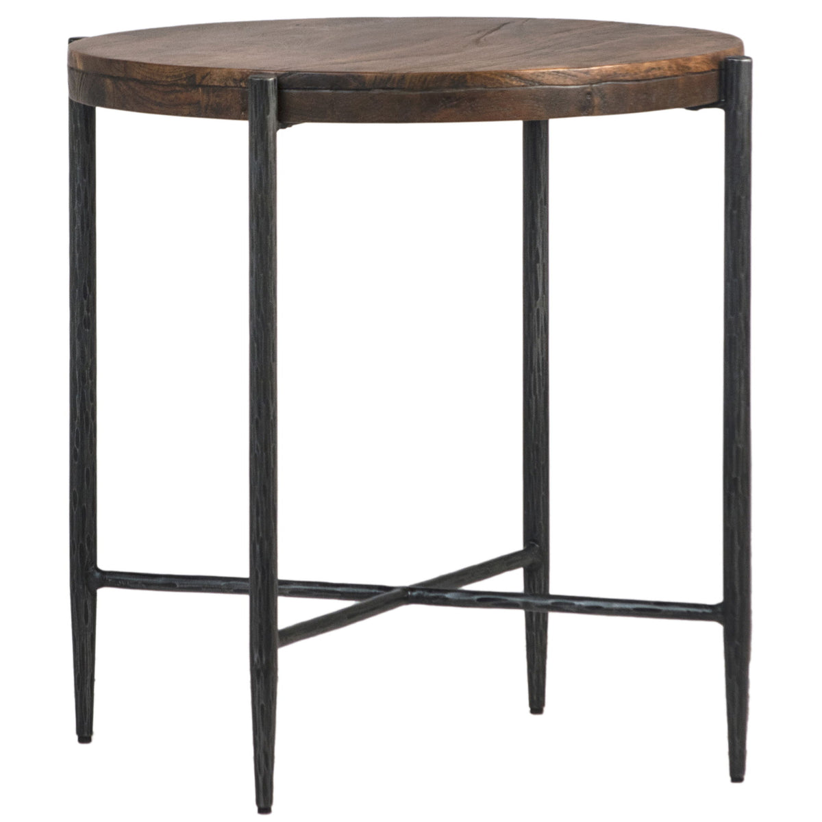 Casoria - Side Table - Antique Medium Brown And Black