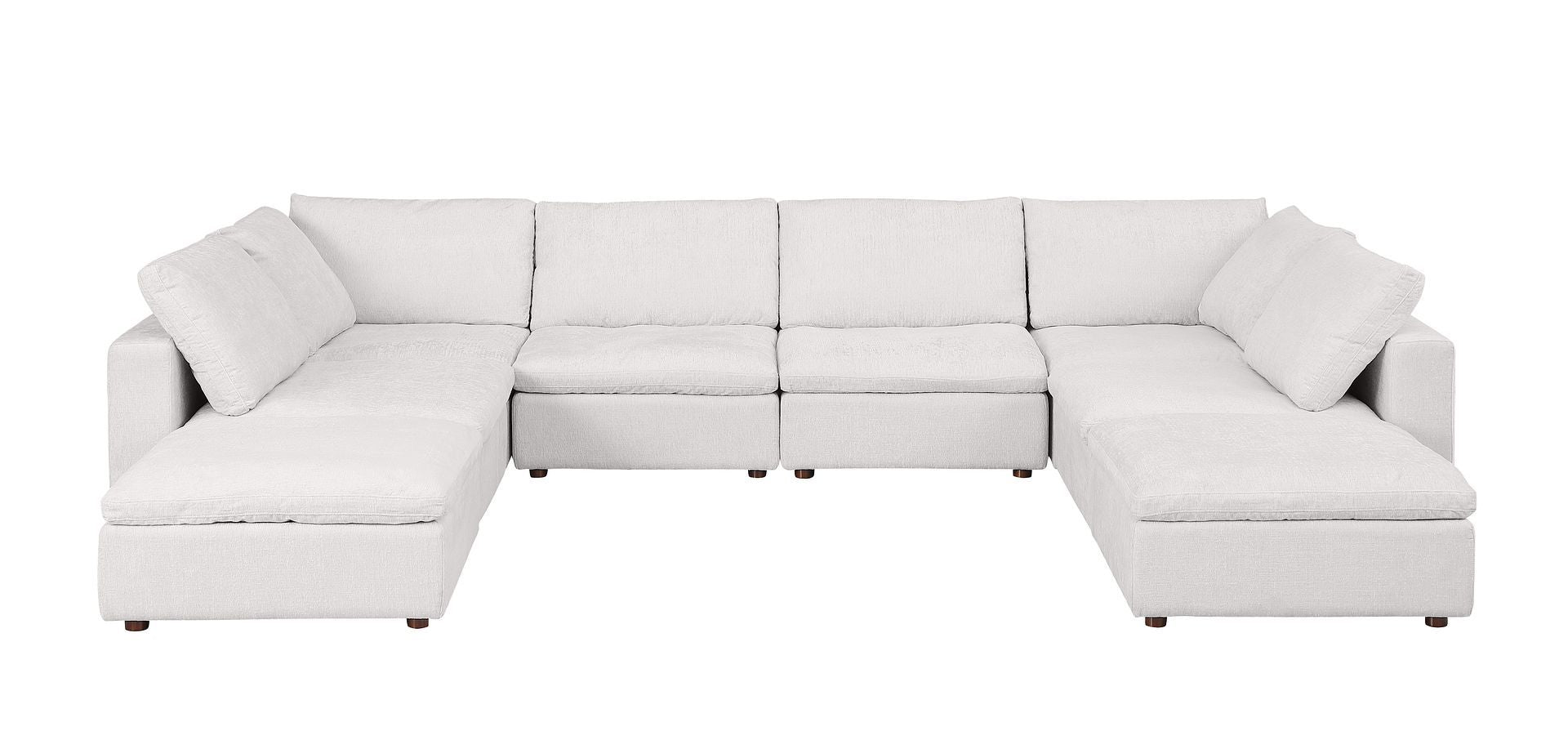 1100 - Top-Grain Italian Leather 8-Piece Sectional With Chaise