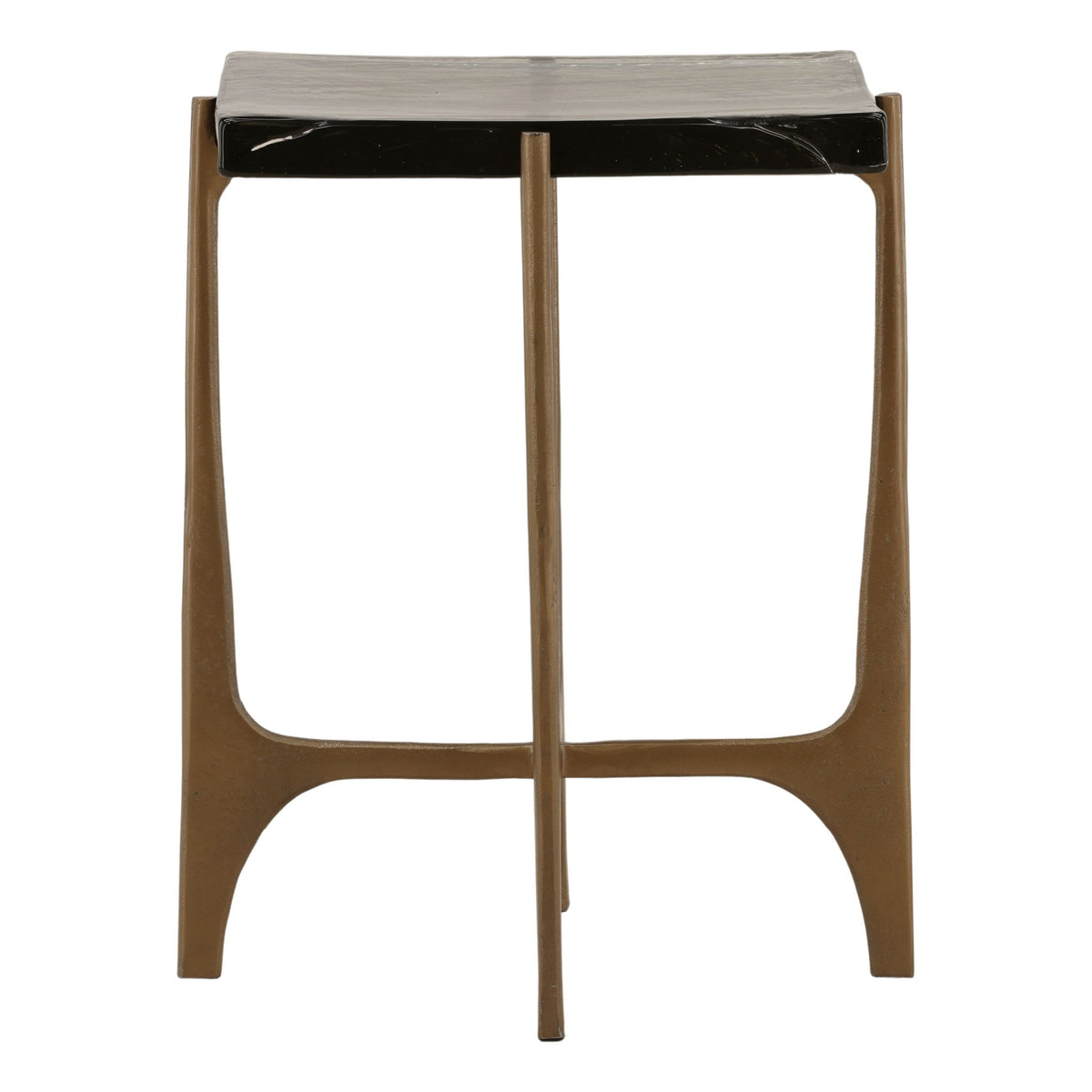 Colston - Side Table - Antique Brass