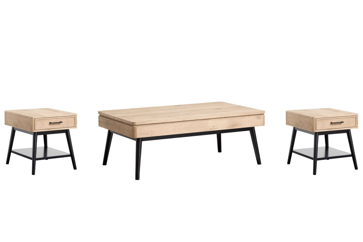 Fletcher - Lift Top Storage Cocktail Table Set