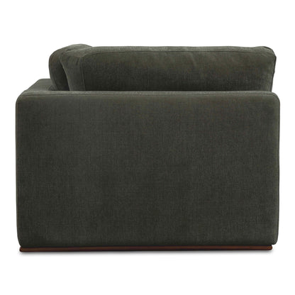 Rue - Corner Chair - Deep Green