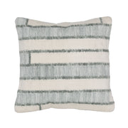 Ashma - Outdoor Pillow - Seafoam Green And Ivory
