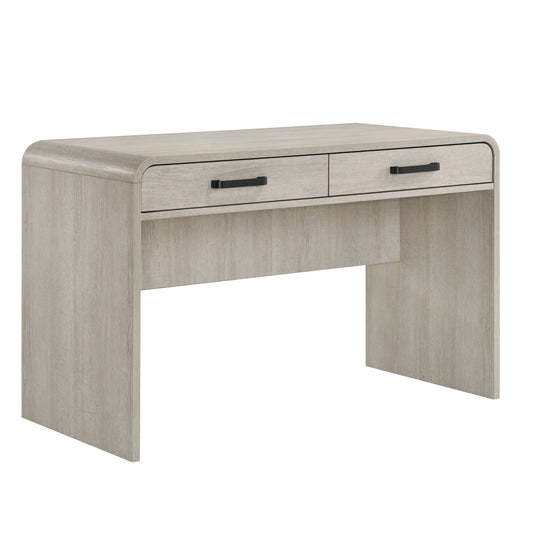 Writing Desk With Dual Drawers, Home Office Furniture - Antique White