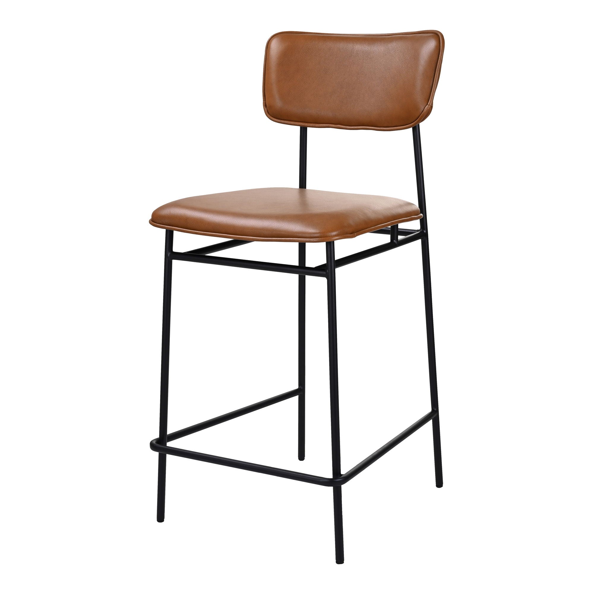 Sailor Leather Counter Stool