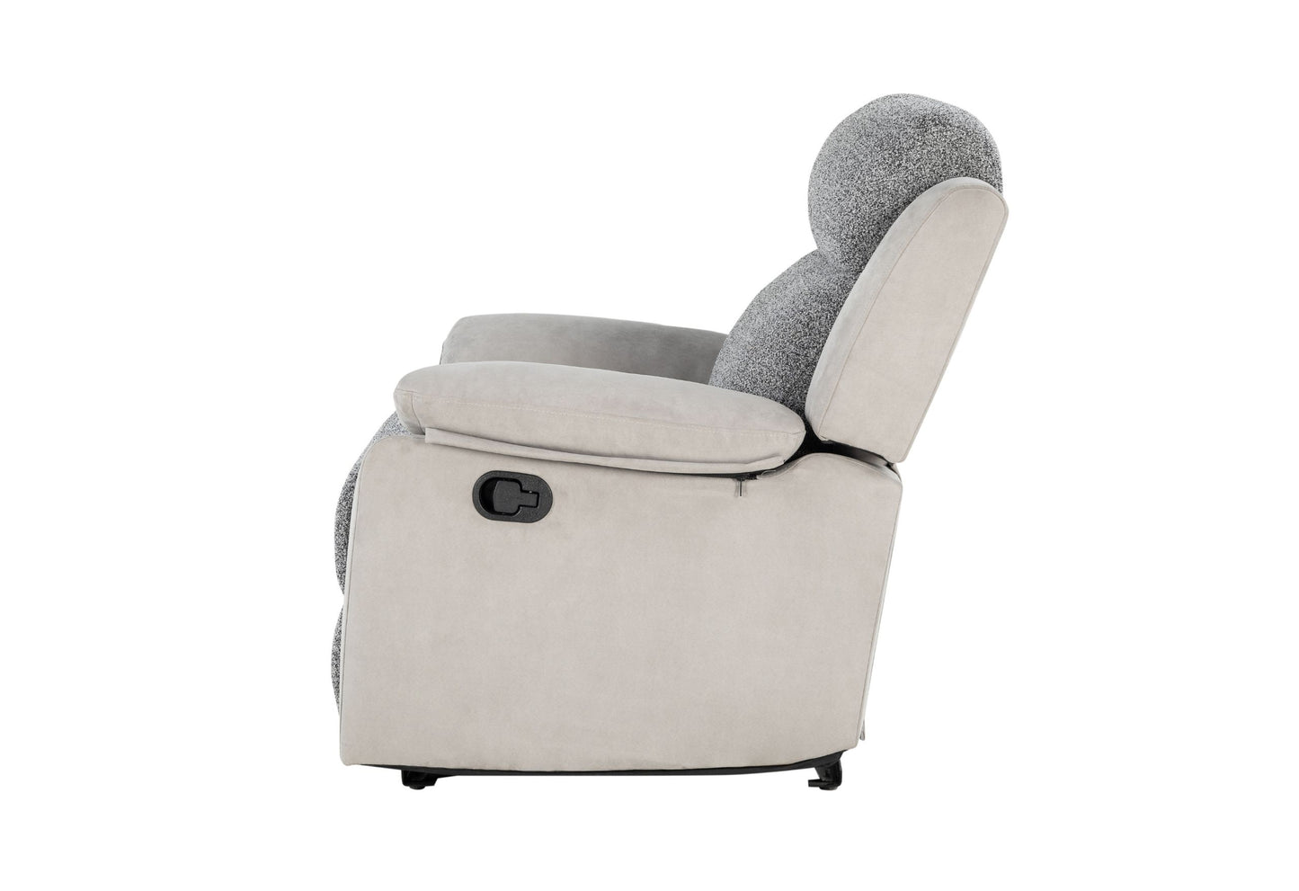 U6027 - Glider Recliner - Dark Gray / Light Gray