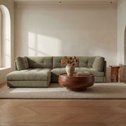 Mischa - Left Sectional - Sage Green