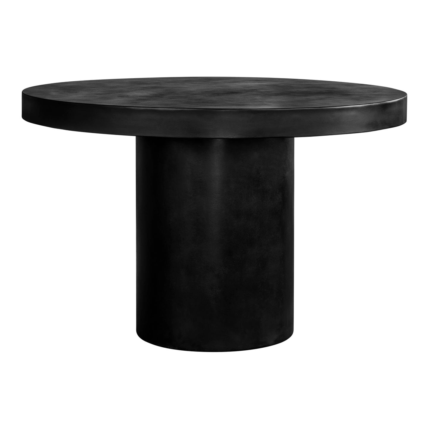 Cassius - Round Outdoor Concrete Dining Table - Black
