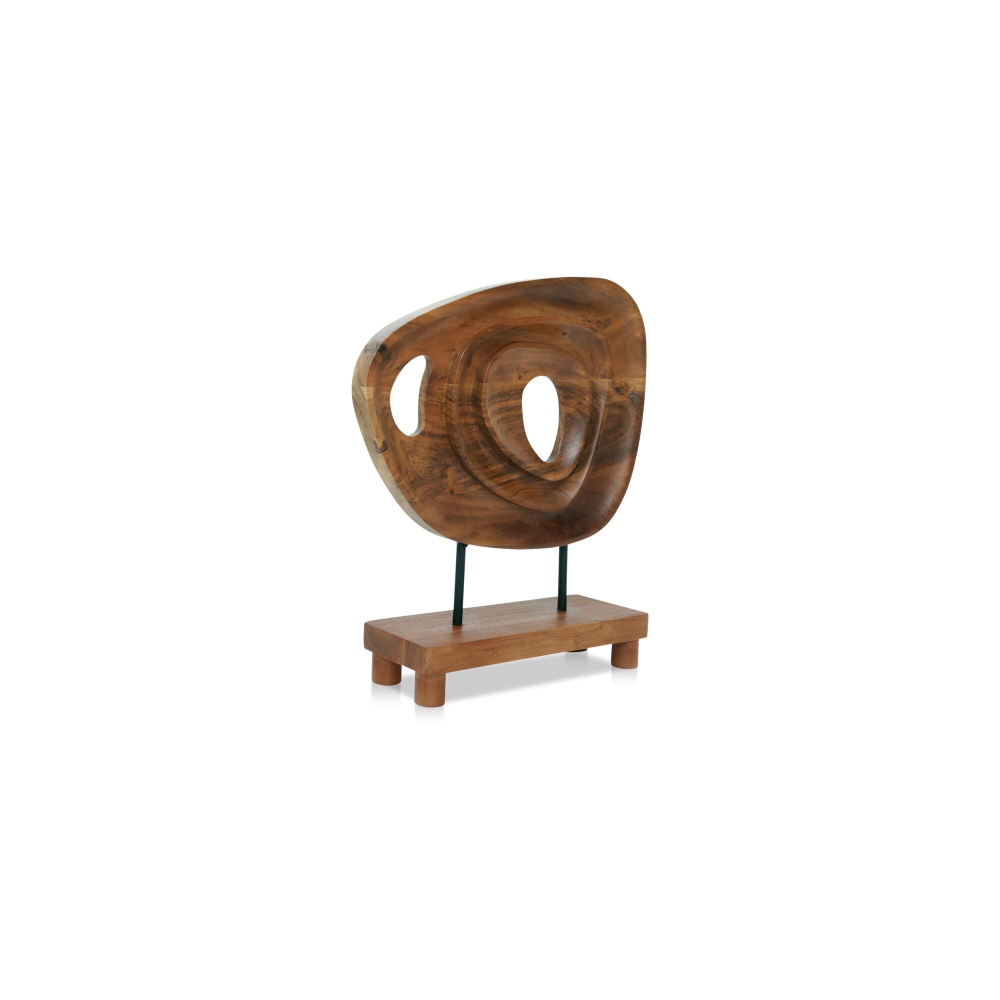 Saddler -Sculpture - Natural Acacia