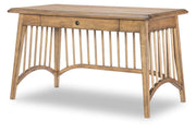 Vintage Market - Spindle Base Writing Desk - Barnwood Oak