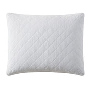 Cotton Gauze - 21" x 34" Stonewashed Pillow Sham - Vintage White