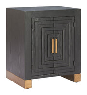 Trazo - Side Table - Black
