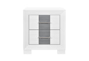 Optimus - Nightstand - White / Gray