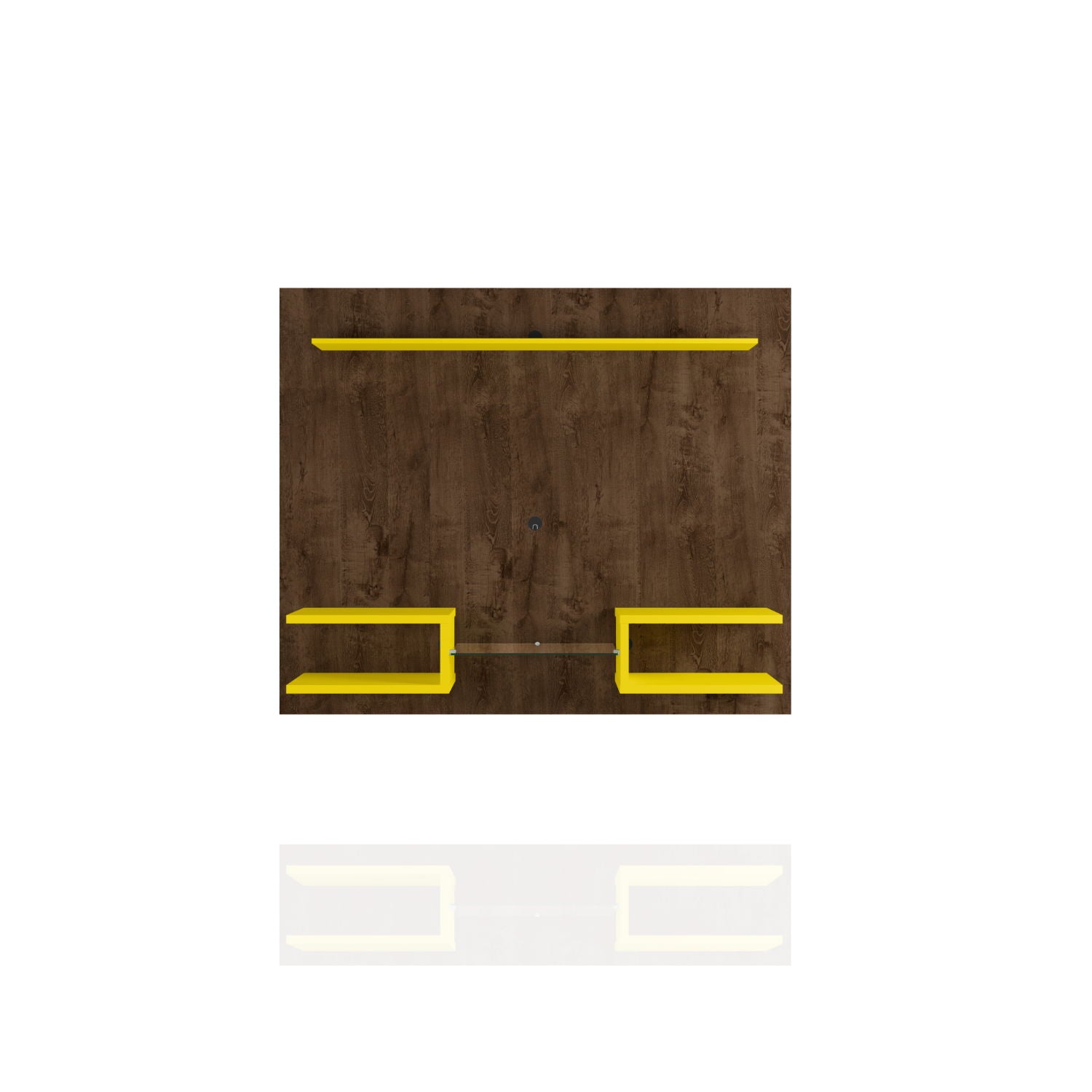 Plaza - TV Panel With Decorative Shelves