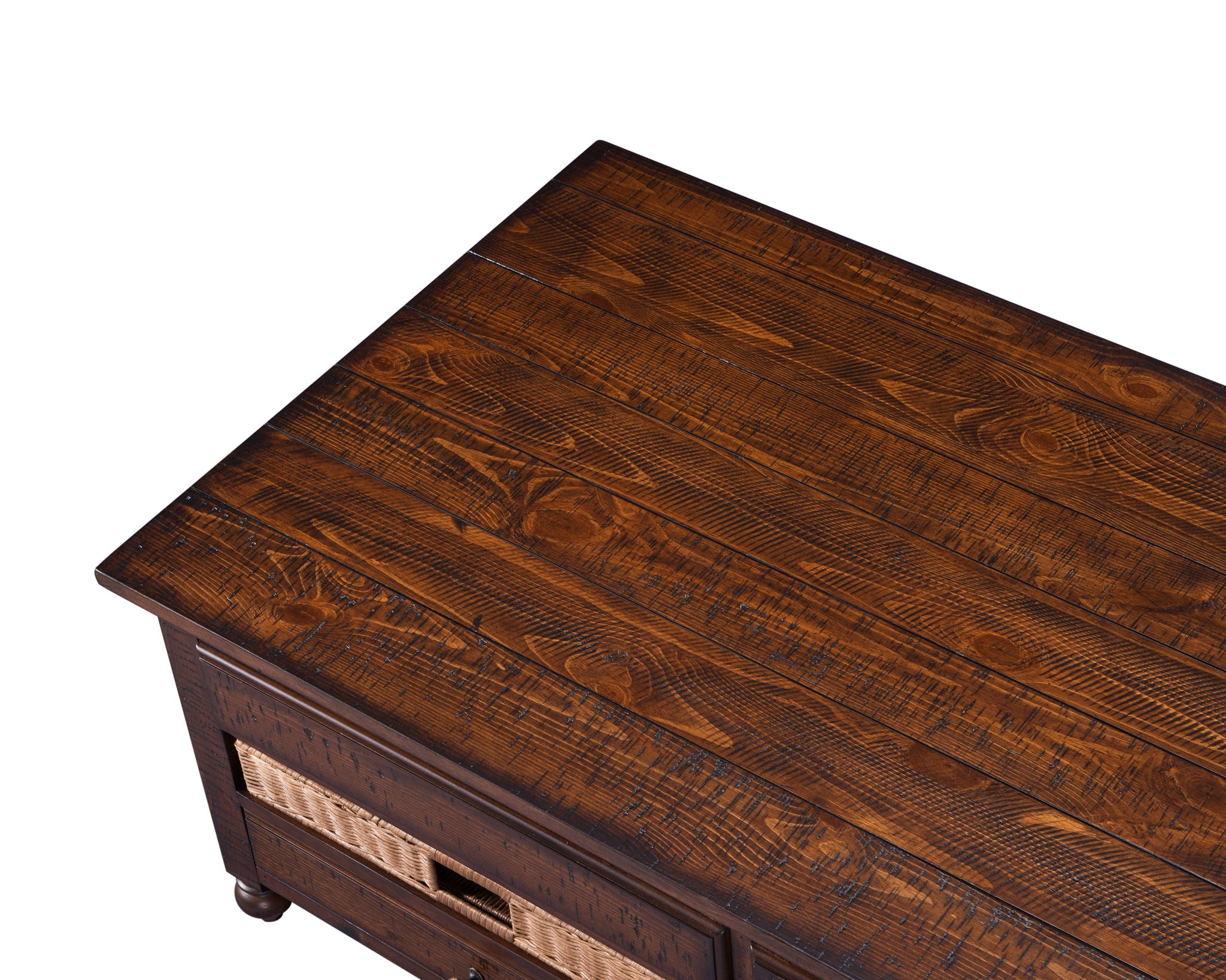 Cottage Lane Wood Rectangular End Table - Thumbnail 2