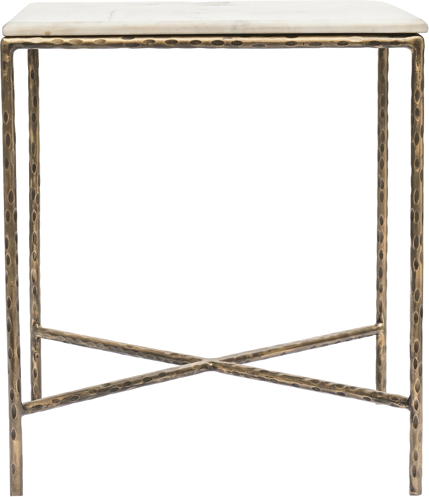 Valen - Marble And Iron Table
