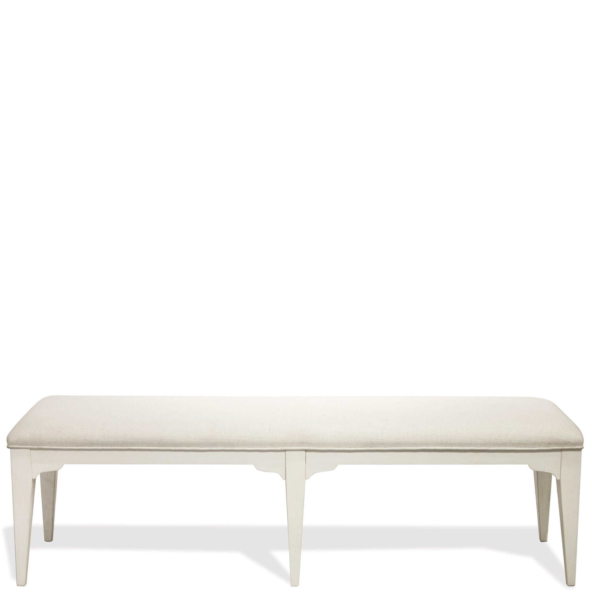 Myra - Upholstered Dining Bench - Paperwhite