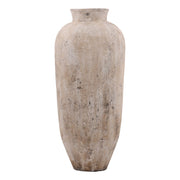 Distressed Pot - Cream