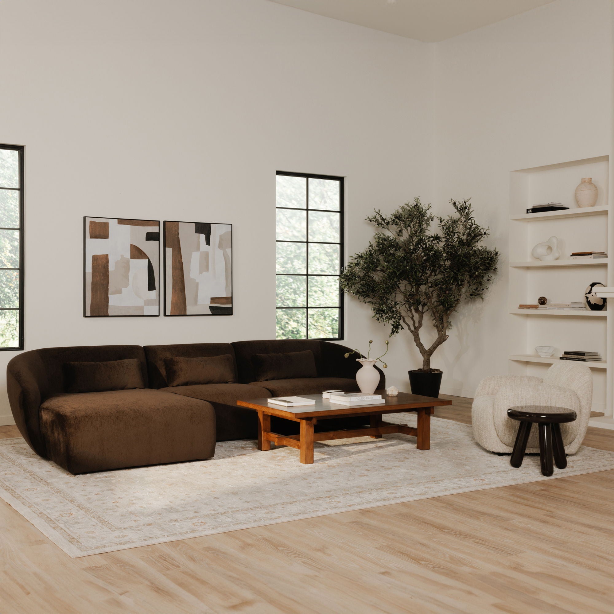 Hazel - Lounge Chair - Off White