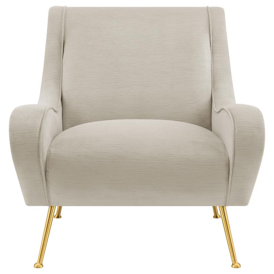 Ricci - Upholstered Saddle Arm Accent Chair