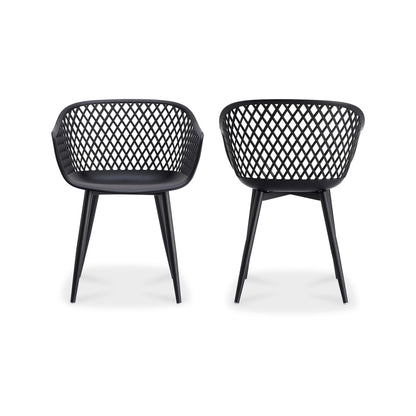 Piazza - Outdoor Chair (Set of 2) - Black