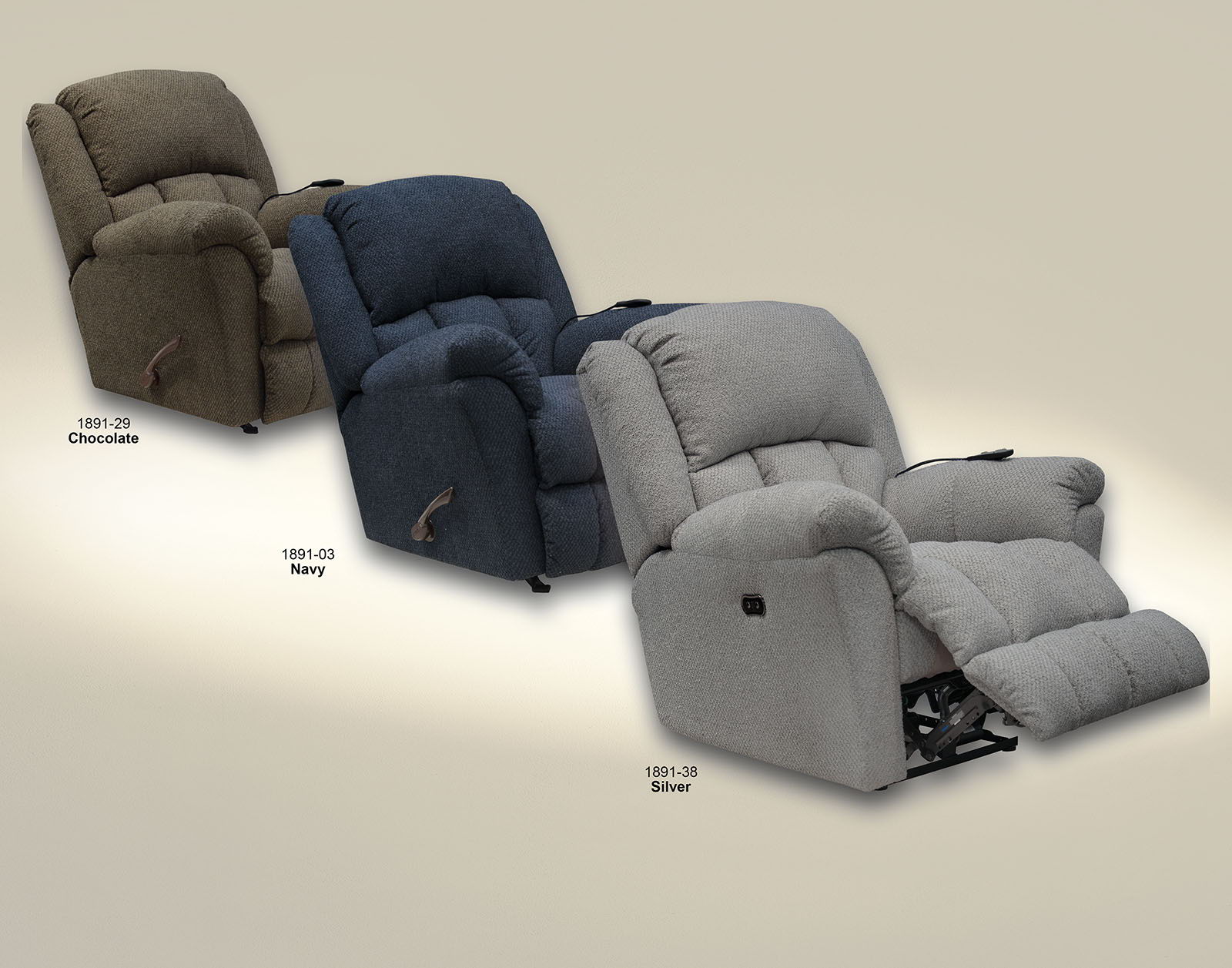 Blarney Power Recliner With Heat & Massage - Thumbnail 2