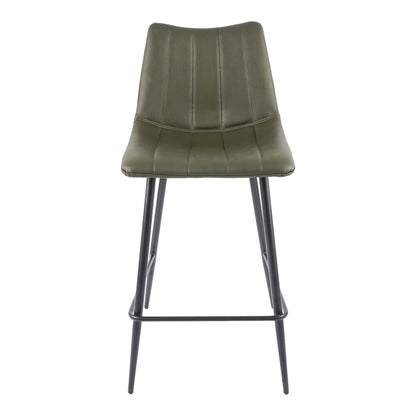 Alibi - Counter Stool (Set of 2) - Dark Green