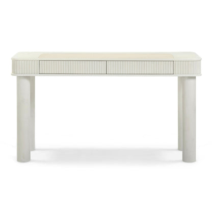 Sarah - Executive Work Desk - Cream