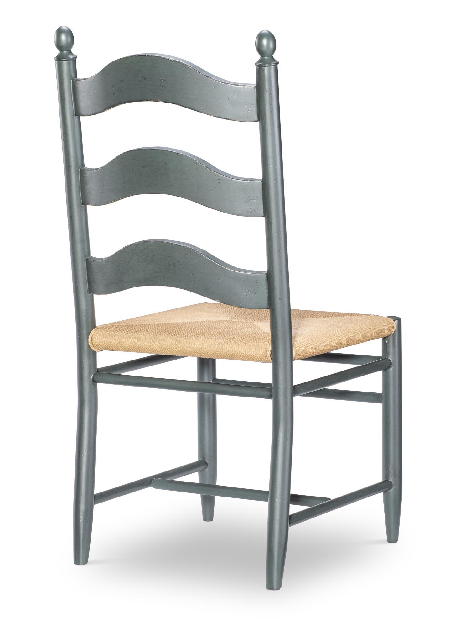 Vintage Market - Rush Seat Ladder Back Side Chair (Set of 2)