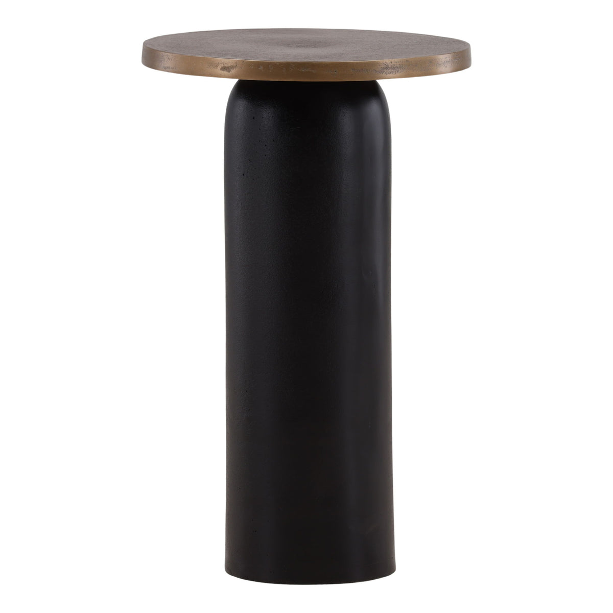 Cyan - Side Table - Antique Brass And Black