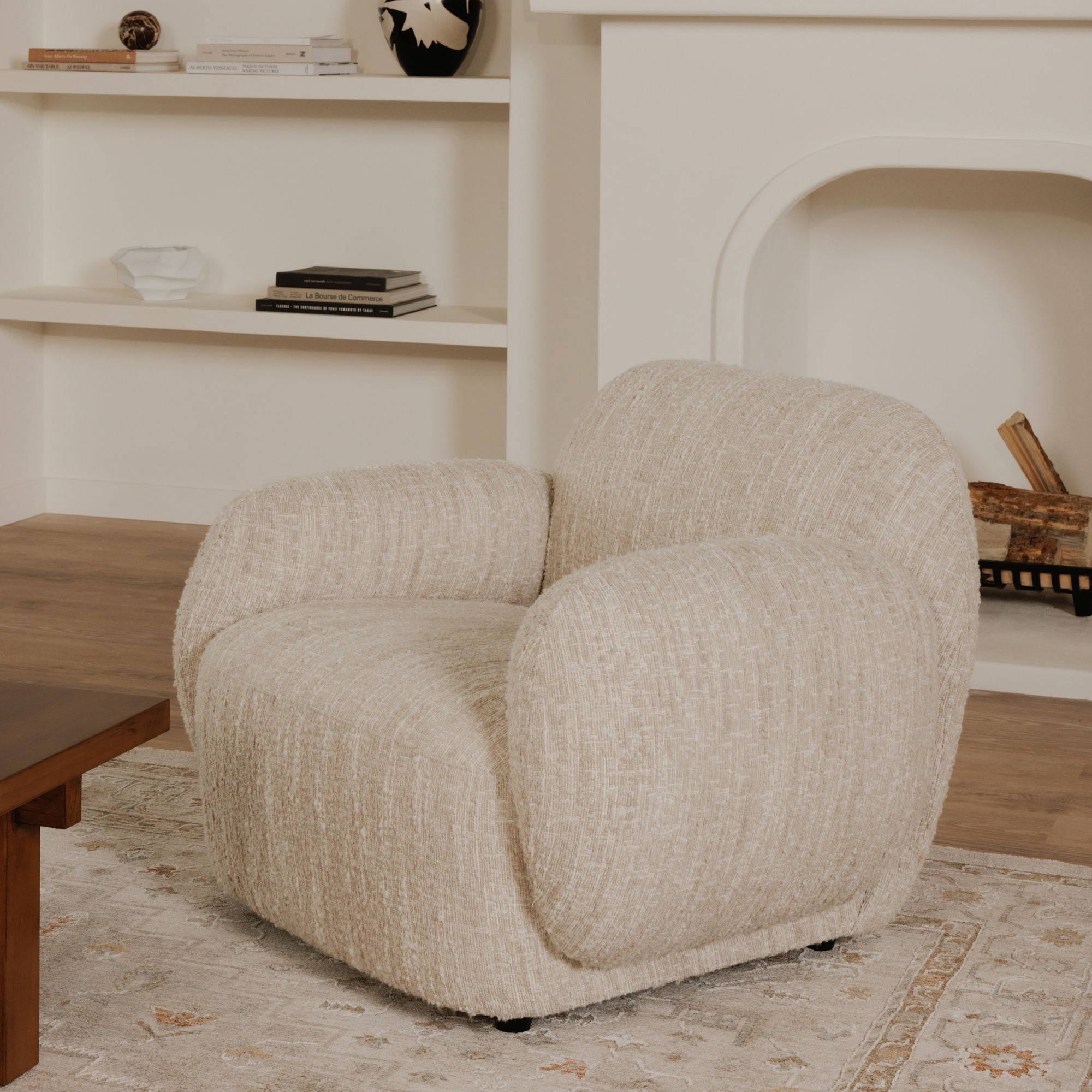 Hazel - Lounge Chair - Off White