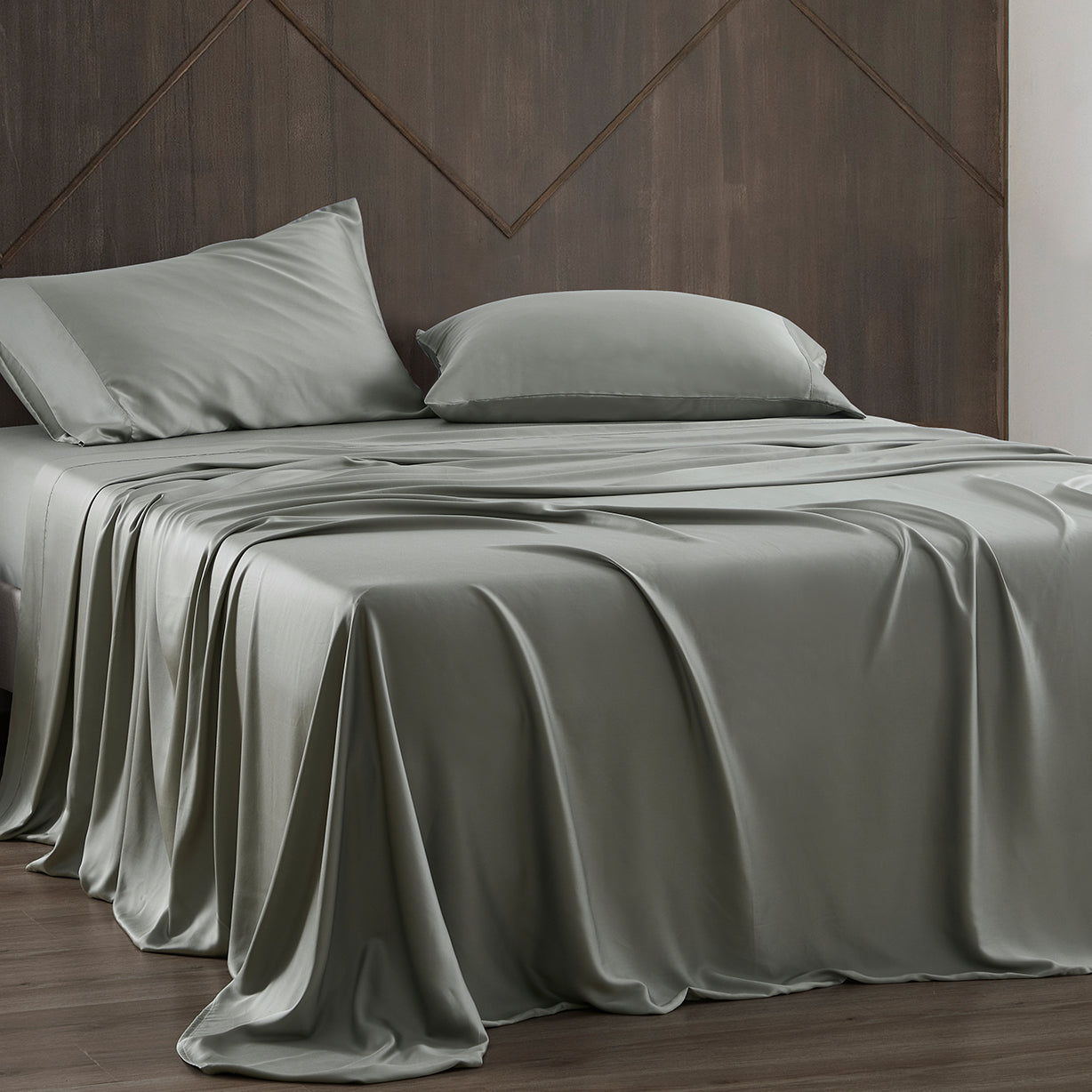 Lyocell - Queen Eucalyptus Sheet Set (Set of 4) - Sage