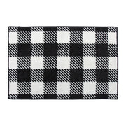 Camille - Buffalo Check Rug 2 Per Carton - Black / White