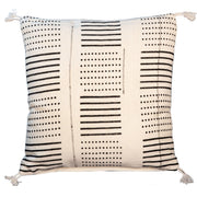 Marina - Pillow With Filler - Beige And Black