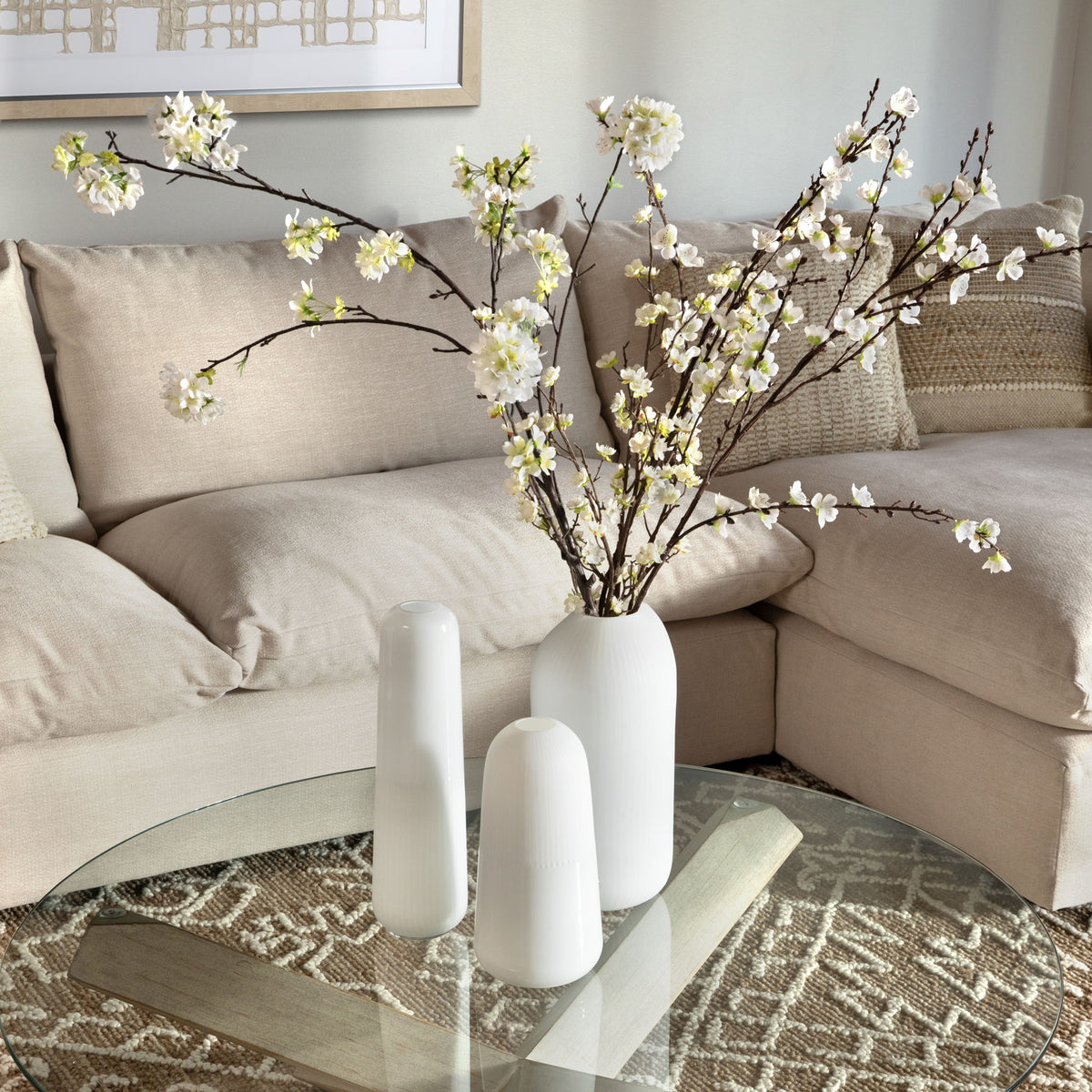 Kaelynn - Vase - White