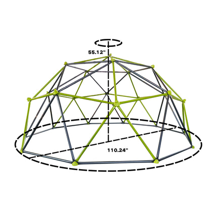 10 Sided Climbing Frame For Outdoor Playground With Colorful Climbing Stones