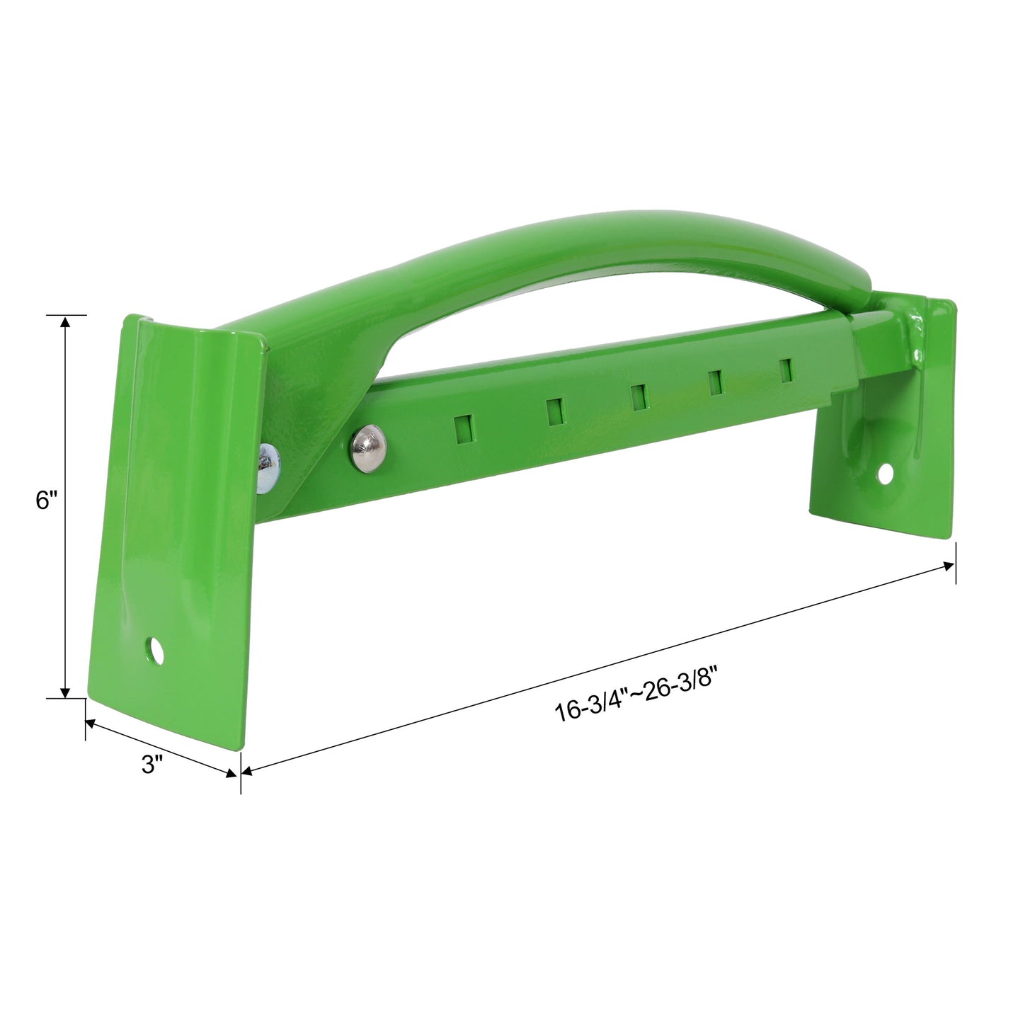 Brick Tong Lifter With Adjustable Grip - Green