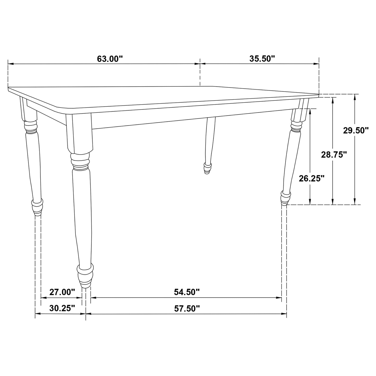 Keystone - Rectangular Dining Set
