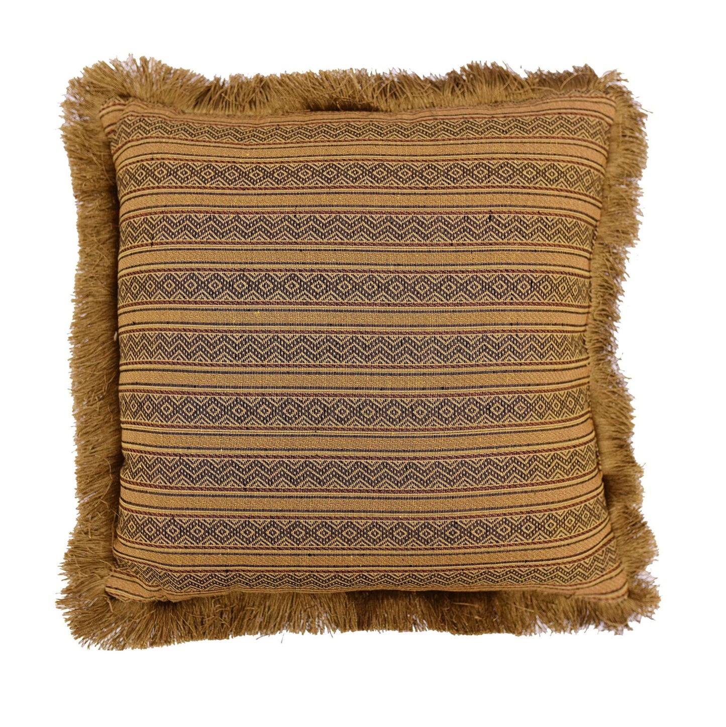 SW - Matching Fringe Pillow - Tan