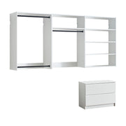 Devi - Wall Mounted Wood Closet System & Modular Units