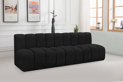 Arc - Boucle Fabric 3 Seats Modular Sofa