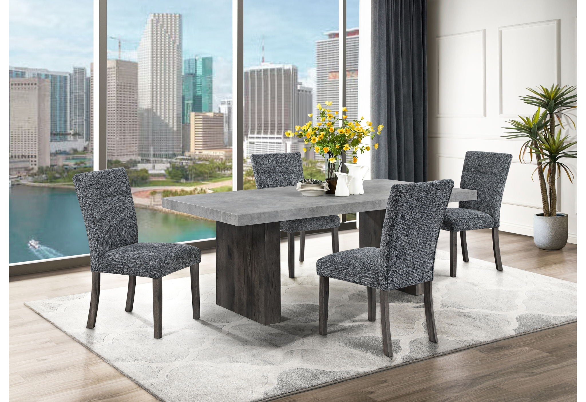 D12 - 5 Piece Dining Room Set - Thumbnail 2