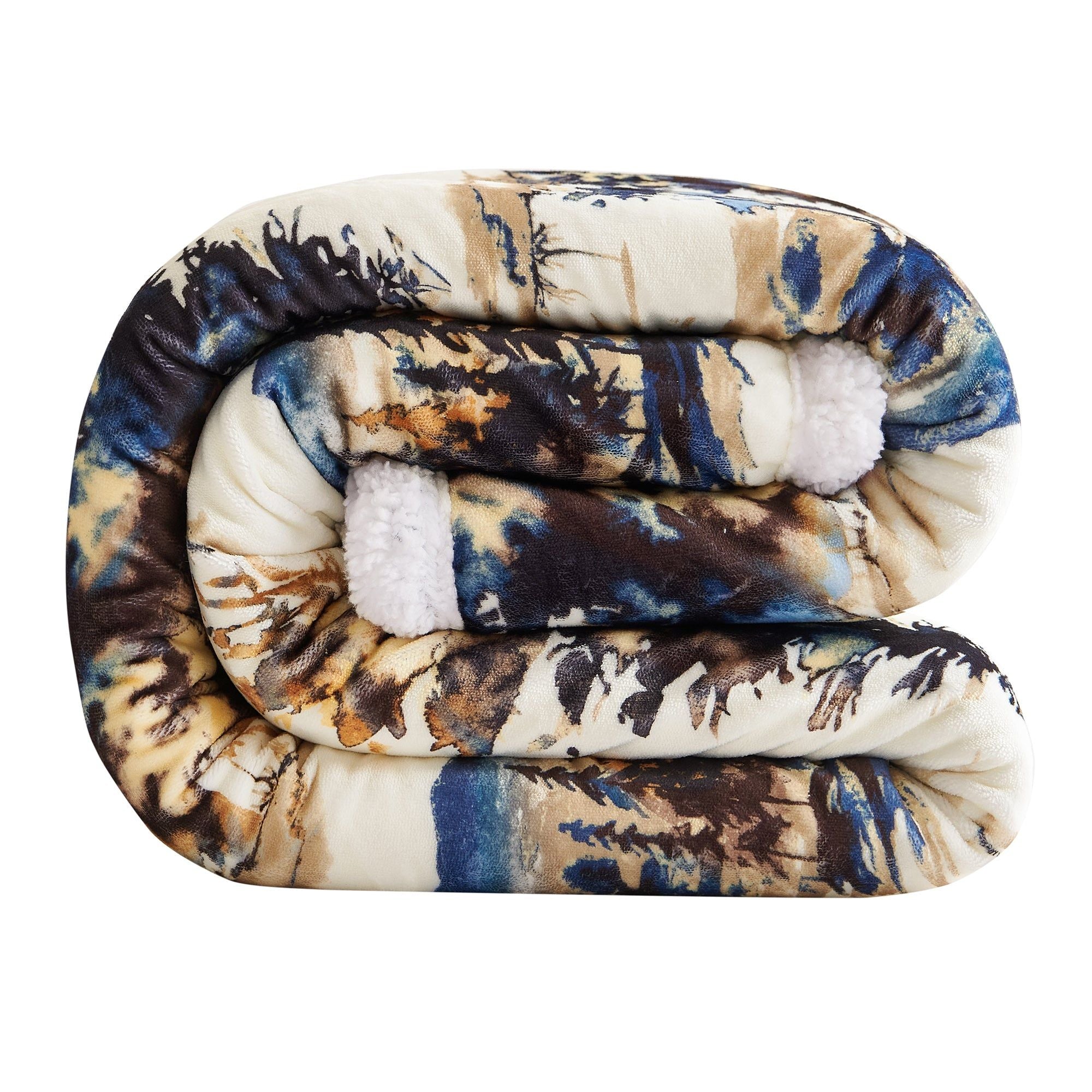 Campfire - Acadia Campfire Sherpa Throw 6 Per Carton - Copper